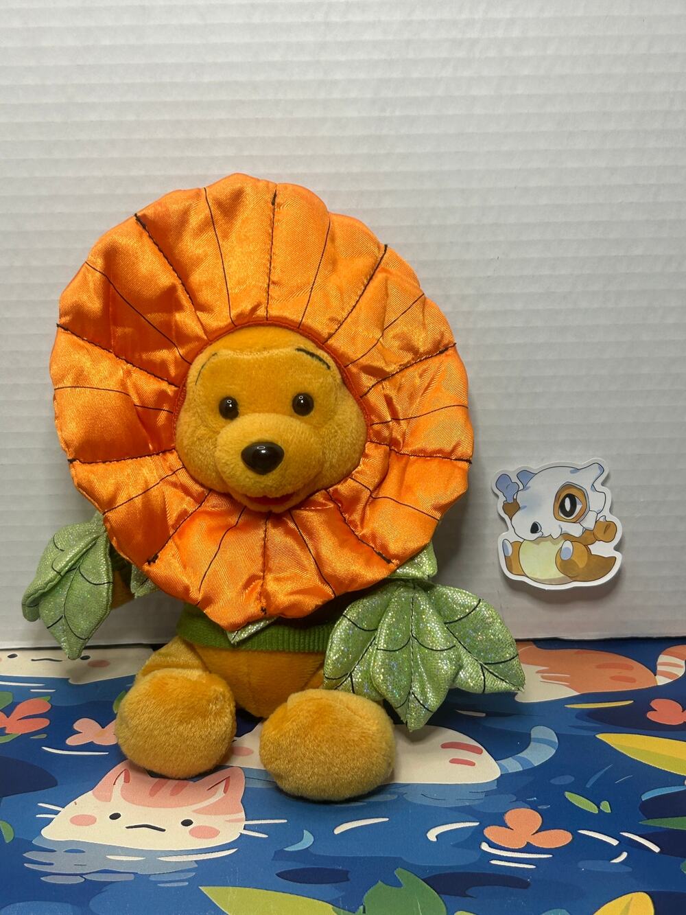 Disney Winnie the Pooh Sunflower Bean Bag Plush Stuffed Animal Toy Doll